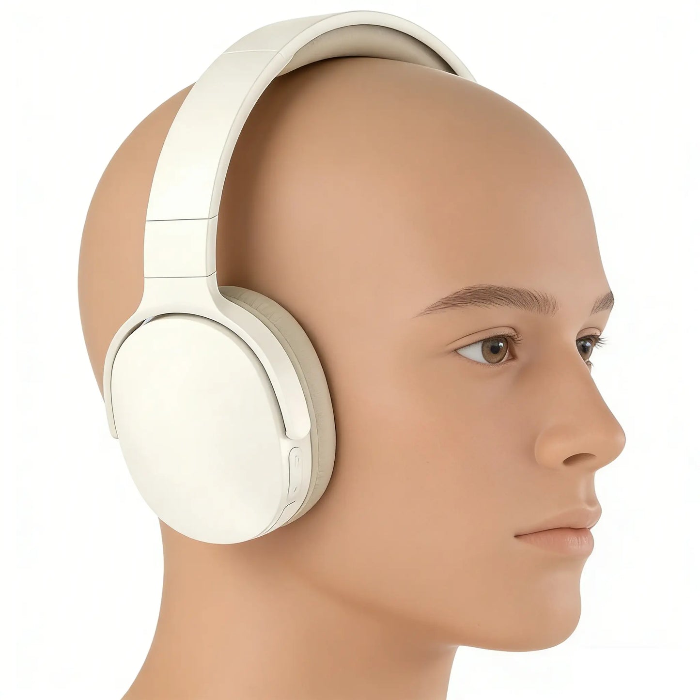 2961 Wireless Headphones Support Retractable Folding Storage, Card Slot + Wireless + Wired Multi-Functional Use, Bluetooth-Compatible Earbuds