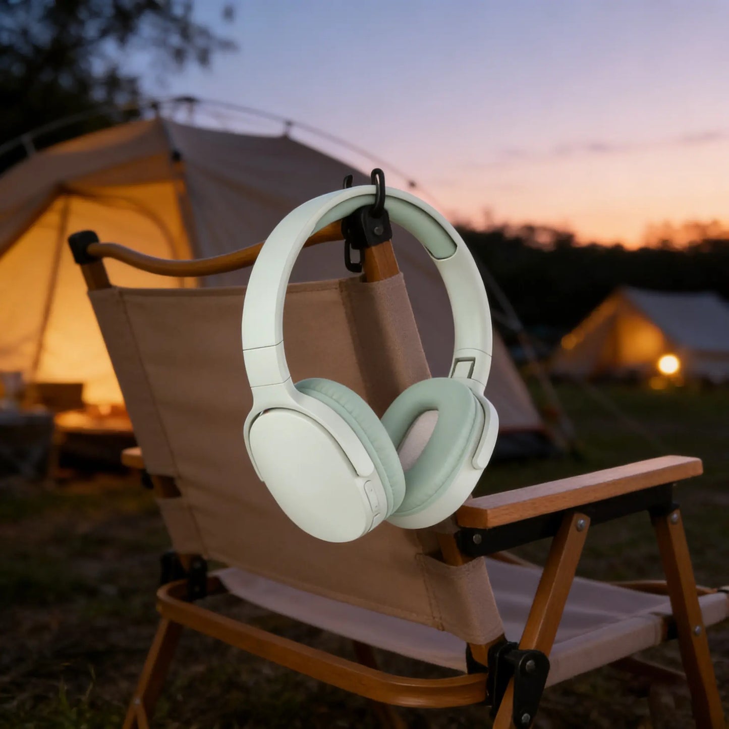 2961 Wireless Headphones Support Retractable Folding Storage, Card Slot + Wireless + Wired Multi-Functional Use, Bluetooth-Compatible Earbuds