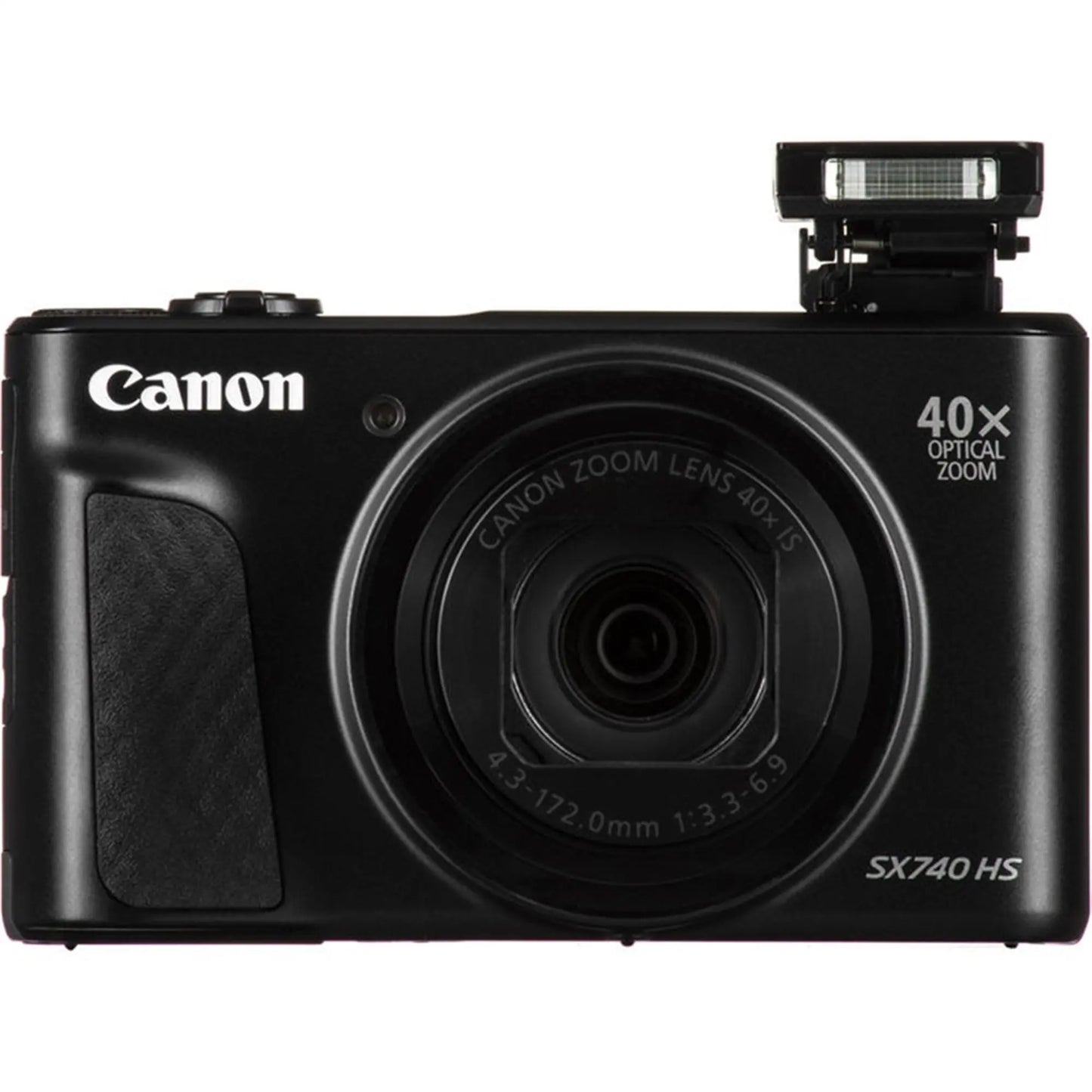 Canon Powershot SX740 20.3MP CMOS 4K 1080P Video 40X Zoom Wifi / NFC Digital Camera Black