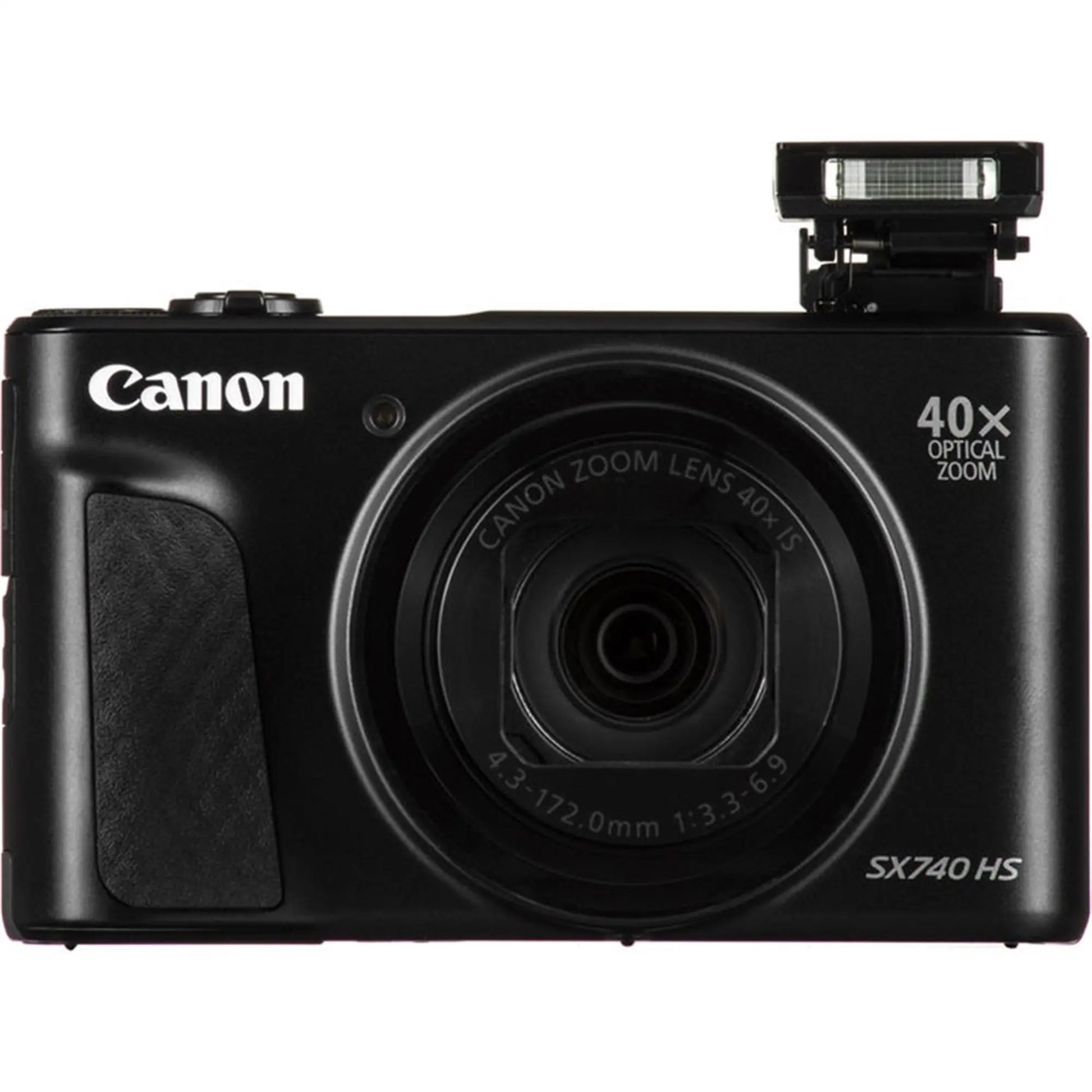 Canon Powershot SX740 20.3MP CMOS 4K 1080P Video 40X Zoom Wifi / NFC Digital Camera Black