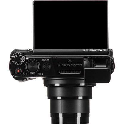 Canon Powershot SX740 20.3MP CMOS 4K 1080P Video 40X Zoom Wifi / NFC Digital Camera Black