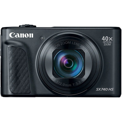 Canon Powershot SX740 20.3MP CMOS 4K 1080P Video 40X Zoom Wifi / NFC Digital Camera Black