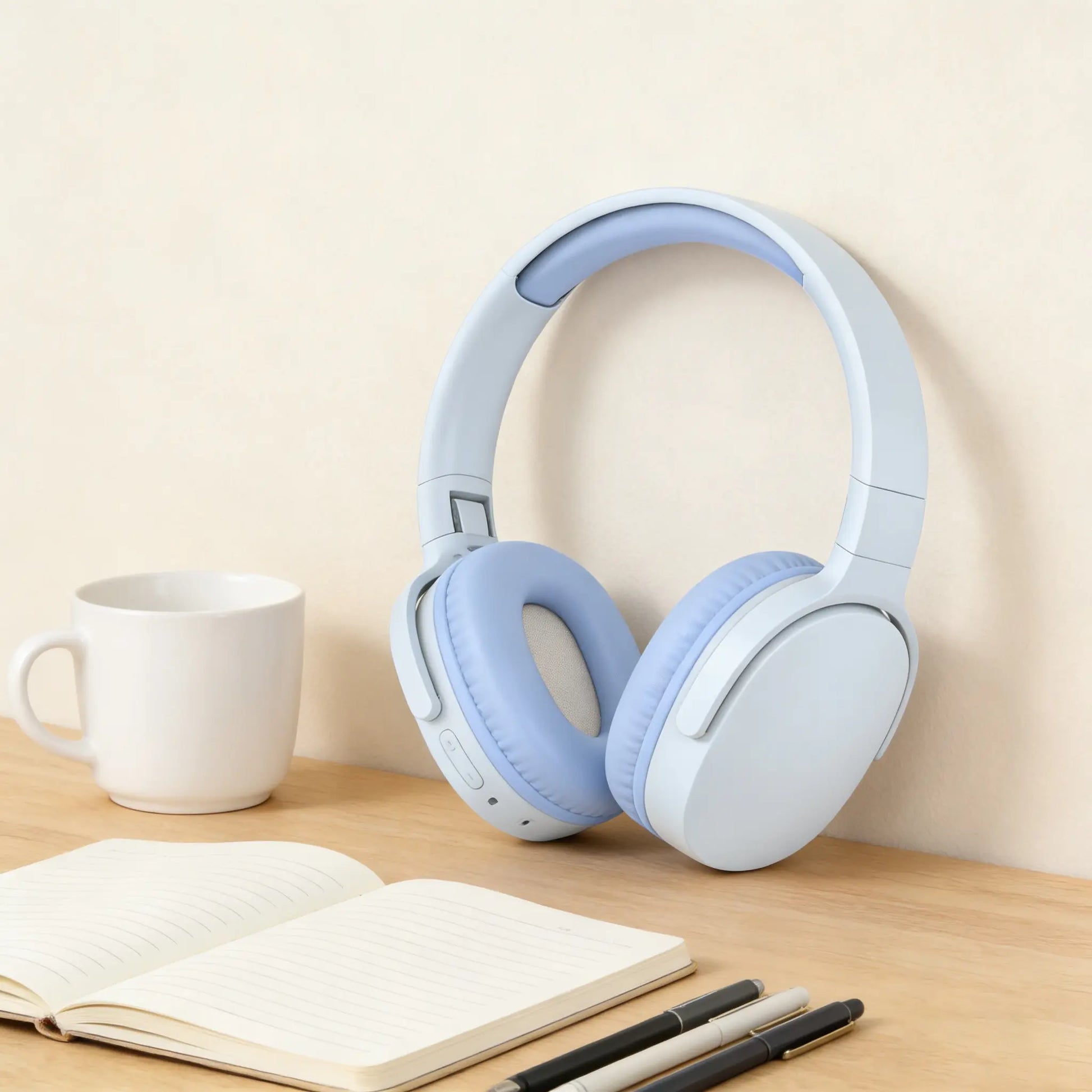 2961 Wireless Headphones Support Retractable Folding Storage, Card Slot + Wireless + Wired Multi-Functional Use, Bluetooth-Compatible Earbuds