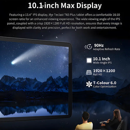 2026 Family 2-In-1 Android 15 Tablet, 10.1” Large Screen, 24GB（6GB+18GB）RAM 256GB Storage, Keyboard, Mouse, Stylus, Case Bundle for Kids Learning & Home Use Gift