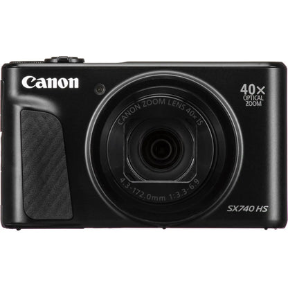 Canon Powershot SX740 20.3MP CMOS 4K 1080P Video 40X Zoom Wifi / NFC Digital Camera Black